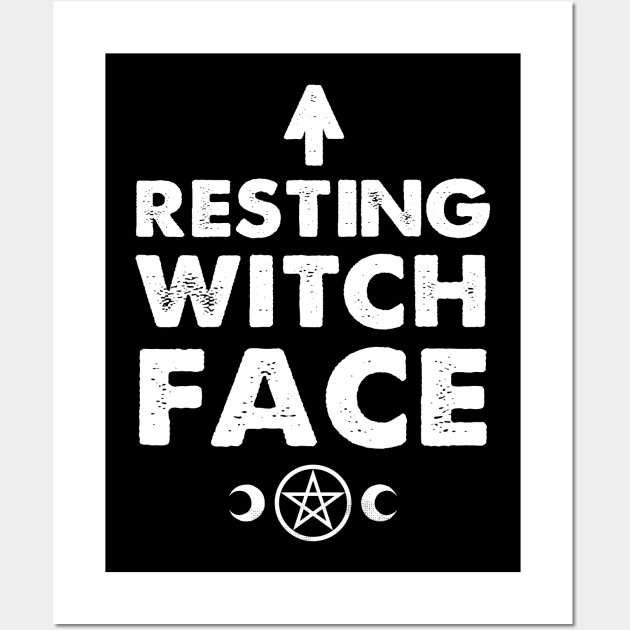 Resting Witch Face - Goth Wall Art by Nemons